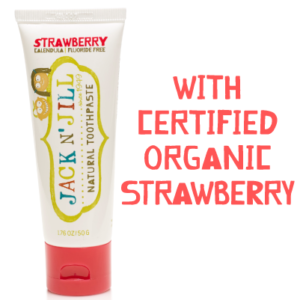 Jack N' Jill Natural Strawberry Toothpaste 50g