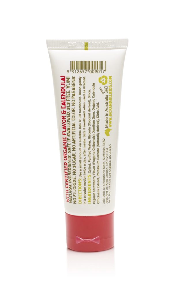 Jack N' Jill Natural Strawberry Toothpaste 50g - Image 2