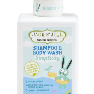 Jack N' Jill Simplicity Shampoo and Body Wash, Natural Bath Time 300ML