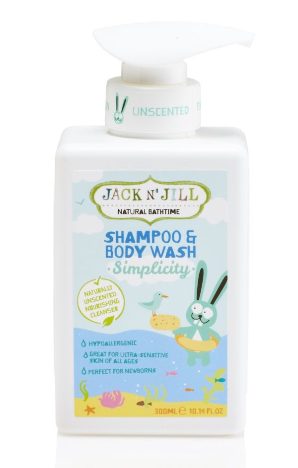 Jack N' Jill Simplicity Shampoo and Body Wash, Natural Bath Time 300ML