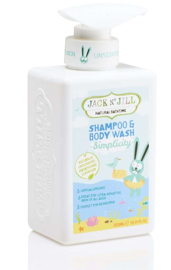 Jack N' Jill Simplicity Shampoo and Body Wash, Natural Bath Time 300ML - Image 3