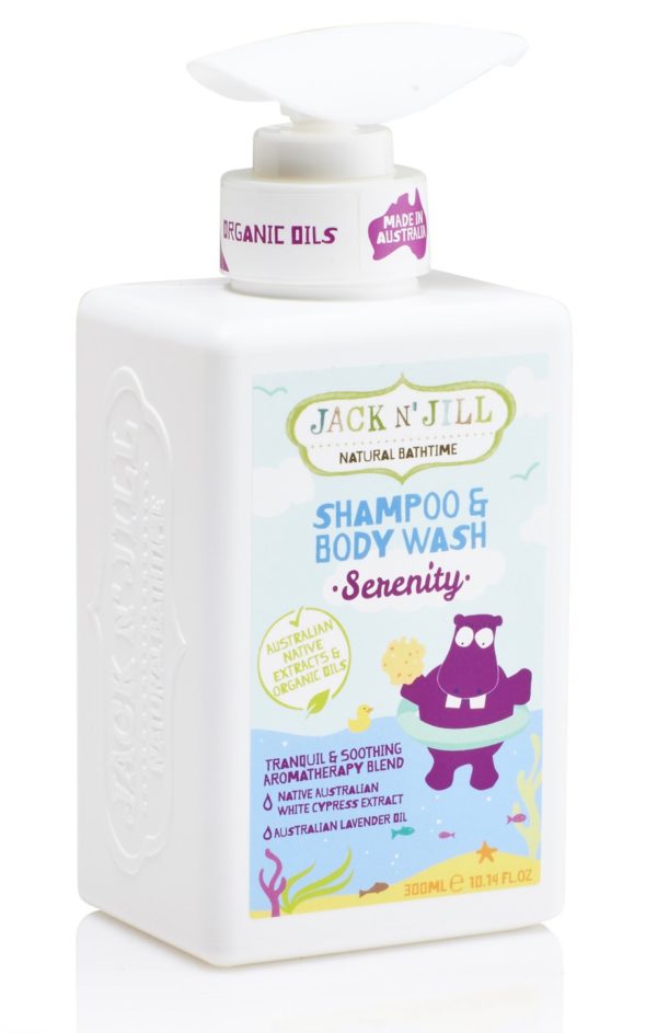 Jack N' Jill Serenity Shampoo and Body Wash, Natural Bath Time 300ML - Image 3