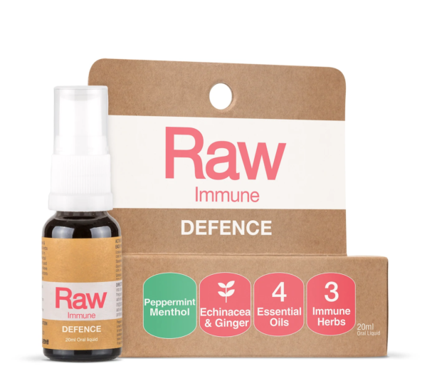 Raw Immune Defence Spray Peppermint Menthol 20ml