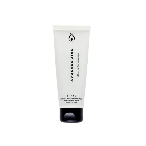 Avocado Zinc SPF 50 Natural Tinted Moisturiser 50ml - Image 4