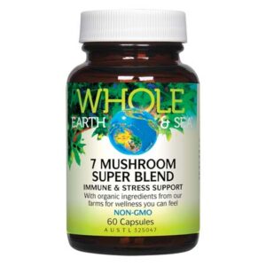 Whole Earth & Sea - 7 Mushroom Super Blend 60caps